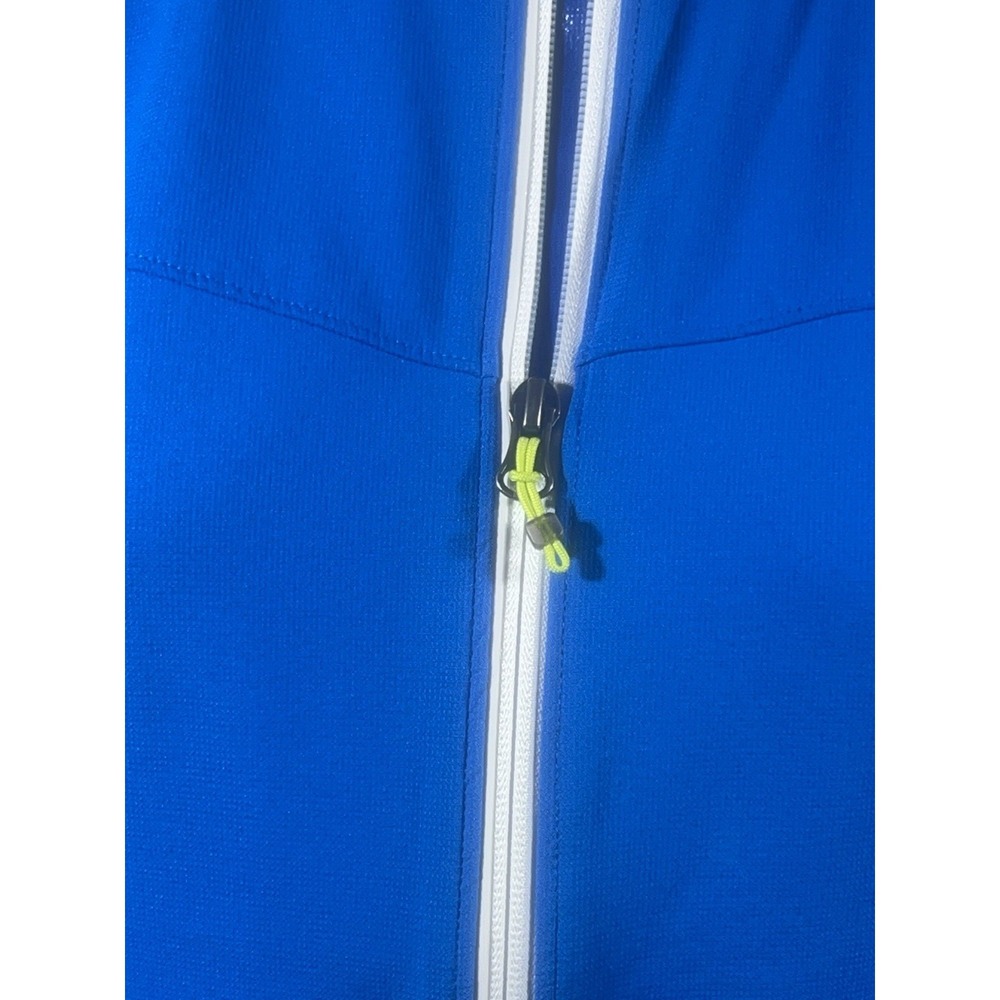 Novara Cycling Jacket Mens Blue Reflective Full Zip Performance Riding - Picture 14 of 16